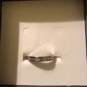 SOLD 925 Sterling Silver Diamond Band